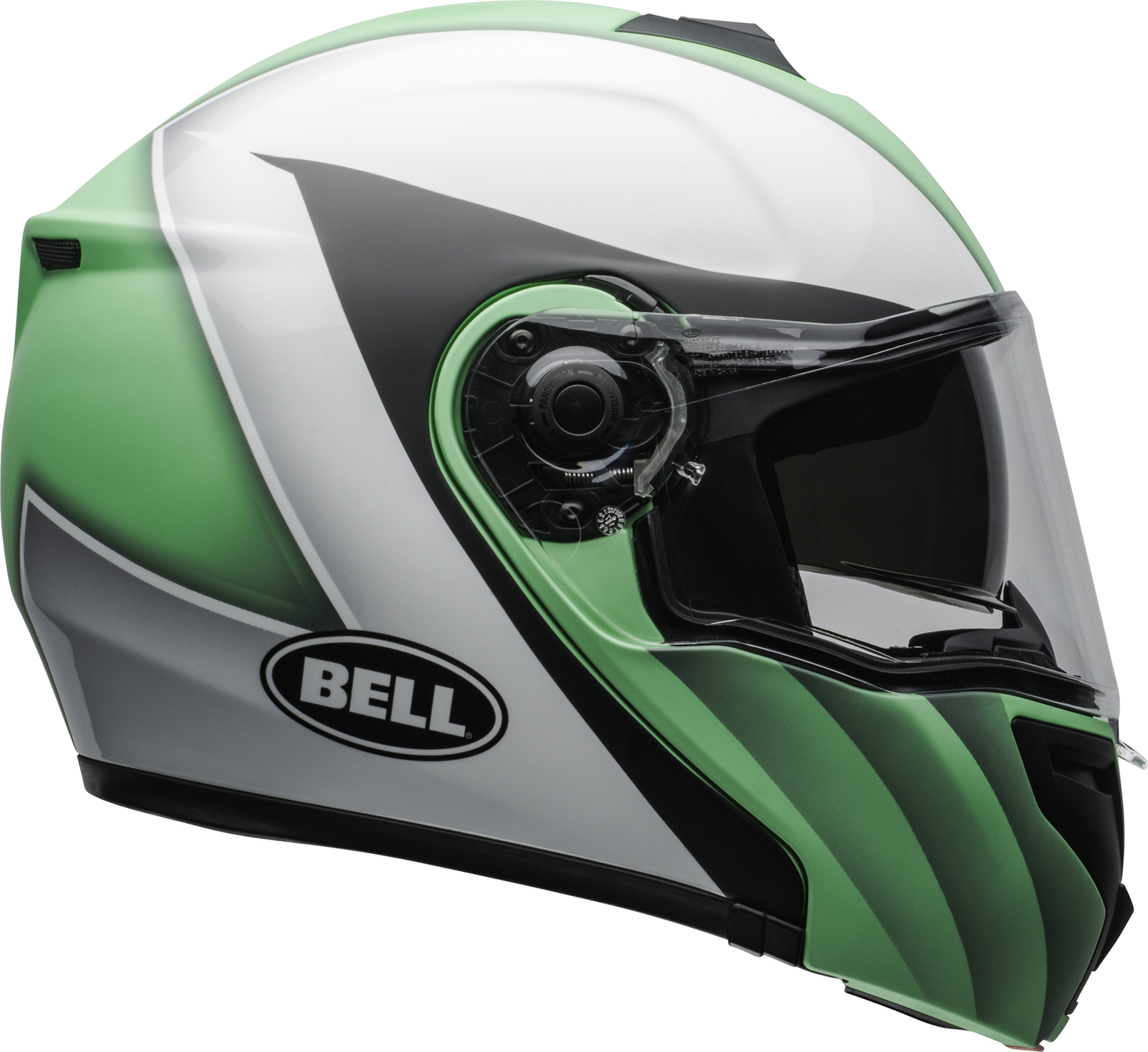 green bluetooth motorcycle helmet