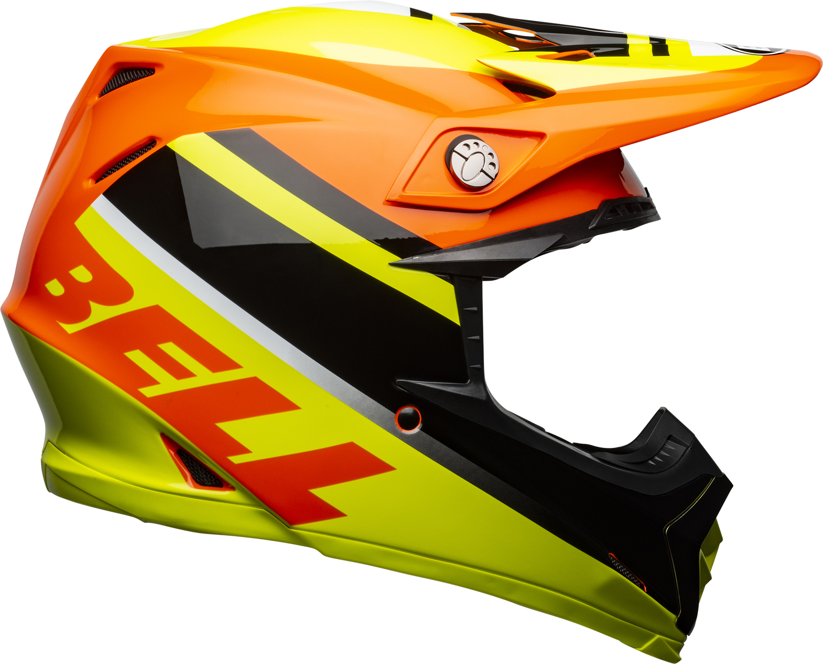 dirt bike helmet yellow