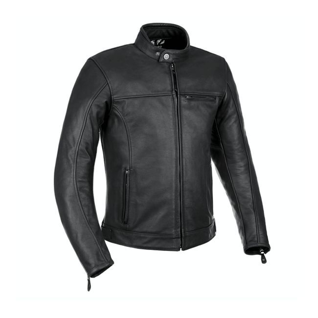 Oxford Walton Leather Motorcycle Jacket Black 3Xl