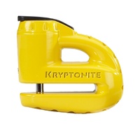 Kryptonite Keeper 5-S2 Disc Lock Matte Yellow with Reminder Cable (3C)