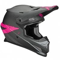 Thor Sector Hype Off Road  Motorcycle Racing Helmet  - Grey/Pink