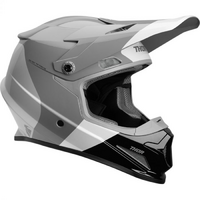 Thor Sector Motorcycle Helmet - Charcol/White