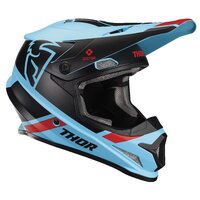 Thor Adult Sector Split Off Road Motorcycle Helmet - Blue/Black