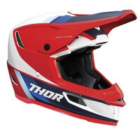 Thor Reflex ECE Apex Off Road Motorcycle Helmet - Red/White/Blue