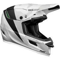 Thor Reflex Cast Off Road Motorcycle Helmet - White/Black 