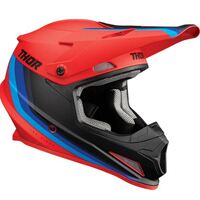 Thor Sector MIPS Runner Off Road Motorcycle  Helmet - Red/Blue