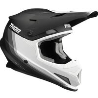 Thor Sector MIPS Runner Off Road Motorcycle Helmet - Black/White