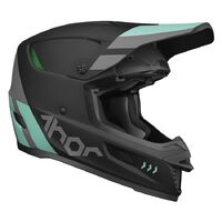 Thor Reflex  ECECube Off Road Motorcycle Helmet - Black/Mint