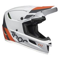 Thor Reflex ECE Cube Off Road Motorcycle Helmet - Gray/Orange 