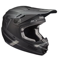 Thor Youth Sector Split Off Road Motorcycle Helmet - Charcoal/Black