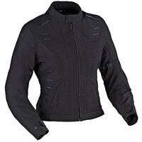 Ixon Womens Rainbow Hp Motorcycle Jacket  Black 