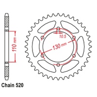 MTX 47T Kawasaki Rear Sprocket (486)