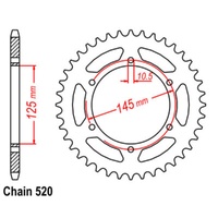 MTX 47T Yamaha Rear Sprocket (855)