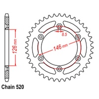 MTX 50T Suzuki Rear Sprocket (808)