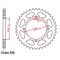 MTX 48T Ducati Rear Sprocket (718)