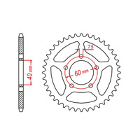 MTX 48T KTM 50 Rear Sprocket