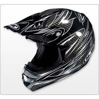 HJC ACX-3 Motorcycle Helmet Size:X-Large - Carbon Titanium