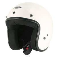 M2R Custom FG Open Face Motorcycle Helmet - White