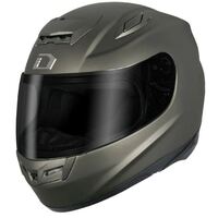 Drihm D-Sport Motorcycle Full Face Helmet - Matte Titanium