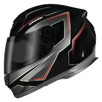 Drihm D-Sport Symmetry PC-5 Full Face Motorcycle Helmet - Black