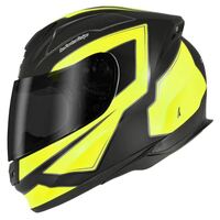 Drihm D-Sport Symmetry PC-3F Motorcycle Full Face Helmet - Matte Hi-Vis
