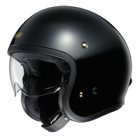 Shoei J.O Open Face Helmet - Black