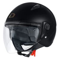Drihm Multijet J1 Motorcycle Open Face Helmet Size:X-Small - Black