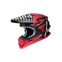 Shoei VFX-WR V-470 Blazon TC-1 Motorcycle Helmet Peak