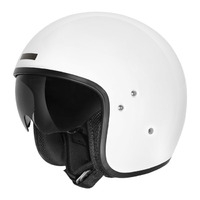 Drihm Highway Open Face Motorcycle Helmet - White