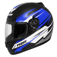 M2R M1 Chase PC-2F Lightweight Motorcycle Road Helmet - Blue XS