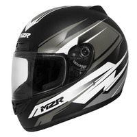 M2R M1 Chase PC-5F Lightweight Motorcycle Road Helmet - Grey XS