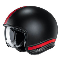 HJC V30 Senti MC-1SF Open Face Motorcycle Helmet -Red/Black