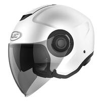 HJC I40 Semi-Flat Open Face Motorcycle Helmet - White