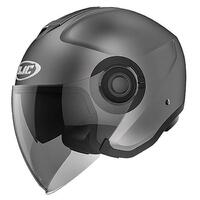 HJC I40 Semi-Flat Open Face Motorcycle Helmet - Titanium