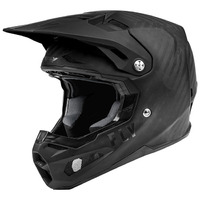 FLY Formula Youth Carbon Helmet Large - Matte Black/Carbon