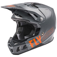 FLY Racing Formula CC Primary Motorcycle Helmet X-Small - Grey/Oarnge