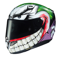 HJC RPHA 11 Joker DC Comics MC48 Motorcycle Helmet - White/Green/Red