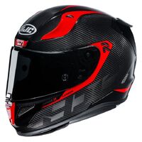 HJC RPHA 11 Pro Carbon Bleer MC-1 Motorcycle Helmet - Carbon/Red