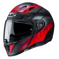 HJC i70 Reden MC-1SF Motorcycle  Helmet - Red/Black Size:X-Small