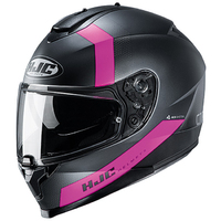 HJC C70 Eura MC-8SF Motorcycle Helmet - Matte Black/Pink