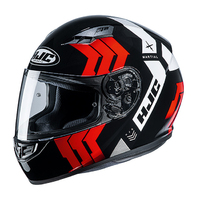 HJC CS-15 Martial MC-1 Motorcycle Helmet - Black/White/Red