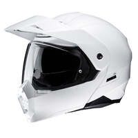 HJC C80 Solid Motorcycle  Helmet - Pearl White Size:X-Small