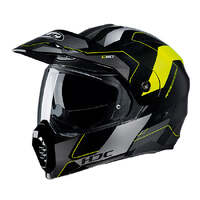 HJC C80 Rox MC-4H Motorcycle  Helmet - Black/Yellow
