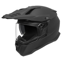 M2R Hybrid Motorcycle Helmet - Matte Black