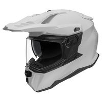 M2R Hybrid Motorcycle Helmet - White