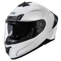 SMK Typhoon Motorcycle  Helmet (GL100) - White Size:X-Small