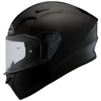 SMK Typhoon Motorcycle  Helmet (GL200) - Black Size:X-Small