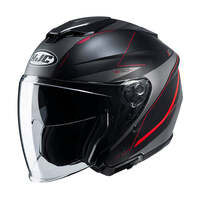 HJC i30 Slight MC-1SF Motorcycle  Helmet - Black/Red