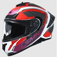SMK Typhoon RD1 Motorcycle Helmet (MA136) - Matte White/Red/Black