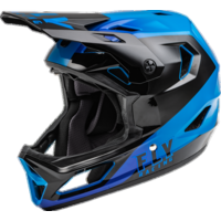 Fly Racing Youth Rayce MTB/BMX Motorcycle Helmet - Black/Blue Size:Small